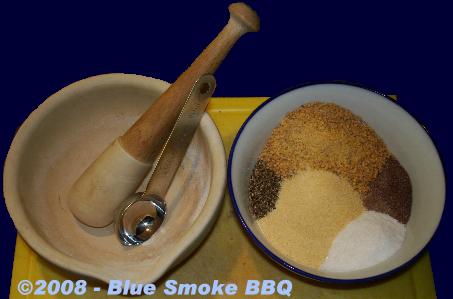 Juancho's Mustard Dry Rub #2 door Blue Smoke BBQ