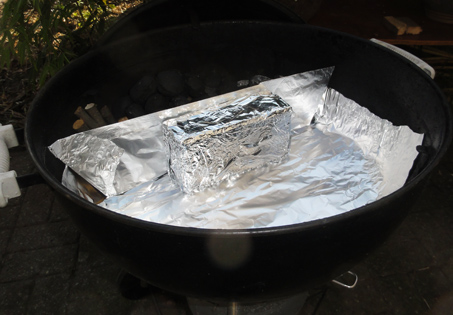 Juancho's Split Grill - Baksteen als warmte accumulator